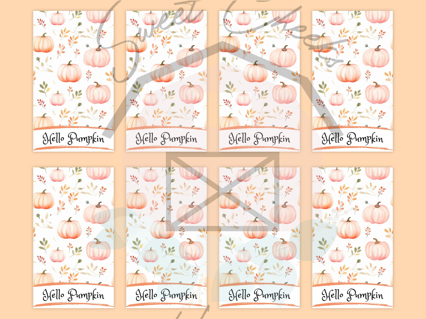 Hello Pumpkin Cookie Gift Tag