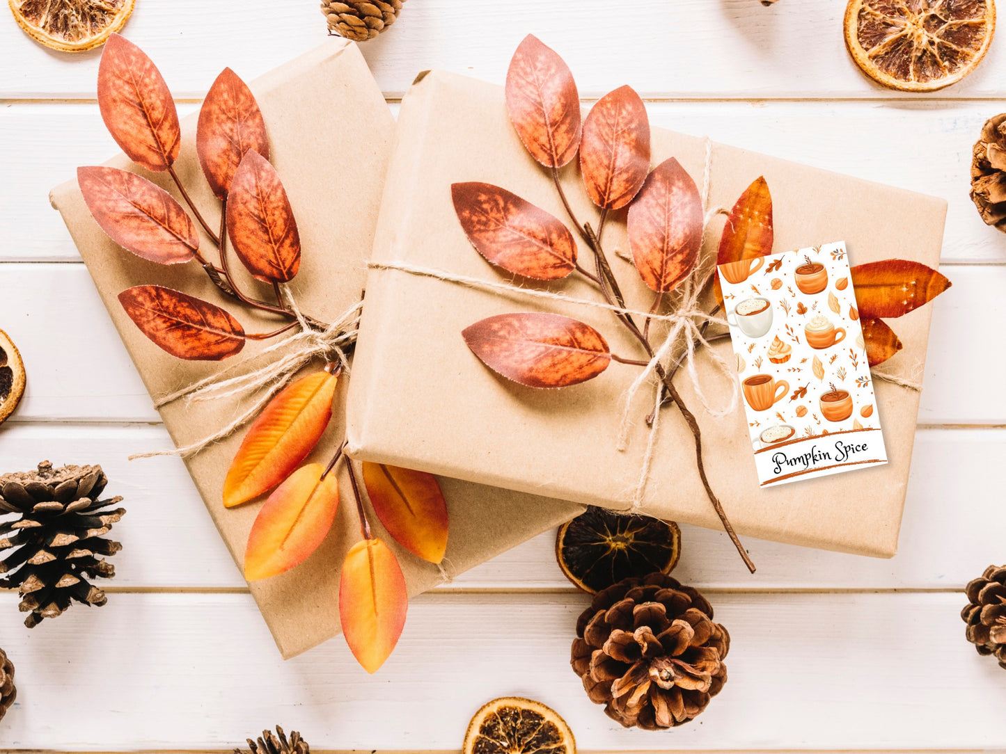 Pumpkin Spice Cookie Gift Tag