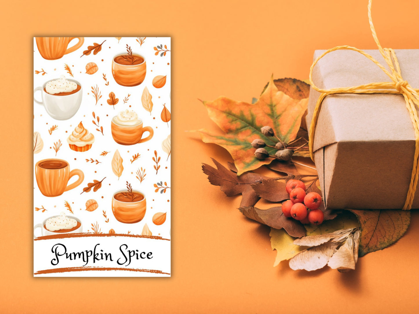 Pumpkin Spice Cookie Gift Tag