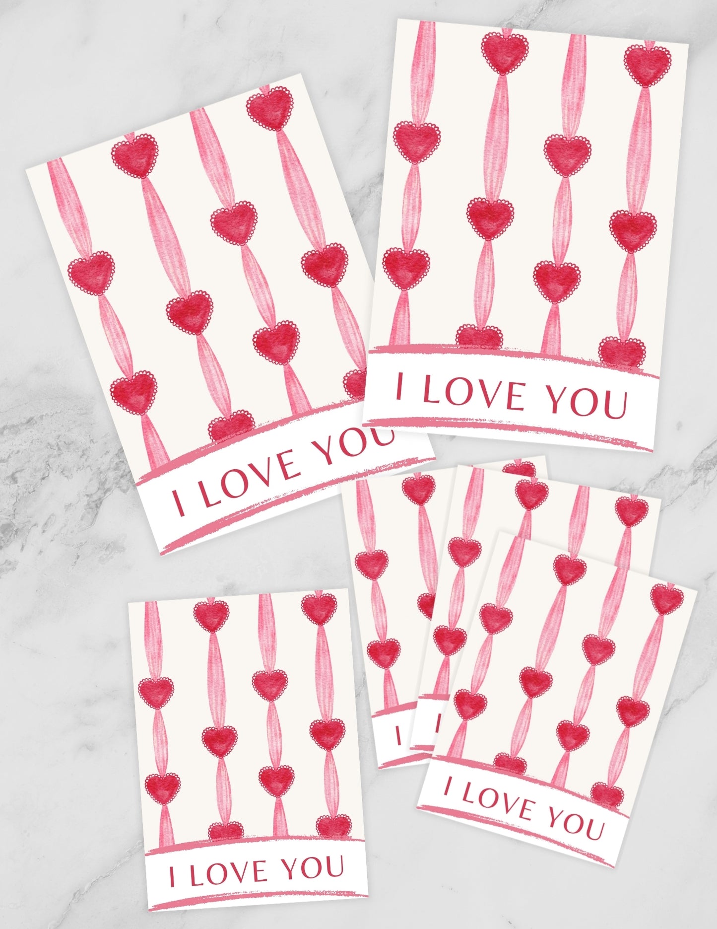 Pink Ribbons - Coquette - Cookie Card