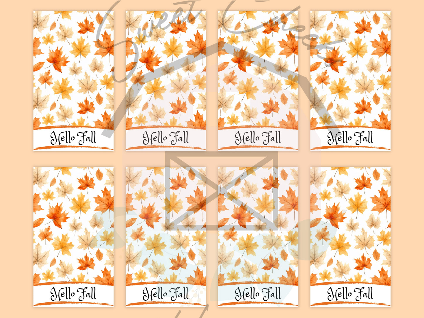 Hello Fall Cookie Gift Tag