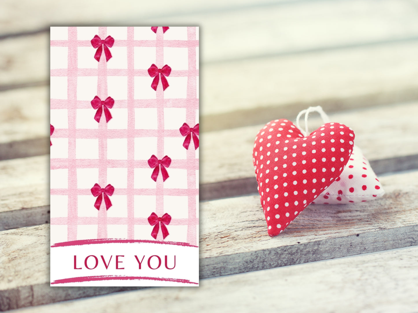 Valentine Coquette Cookie Gift Tag