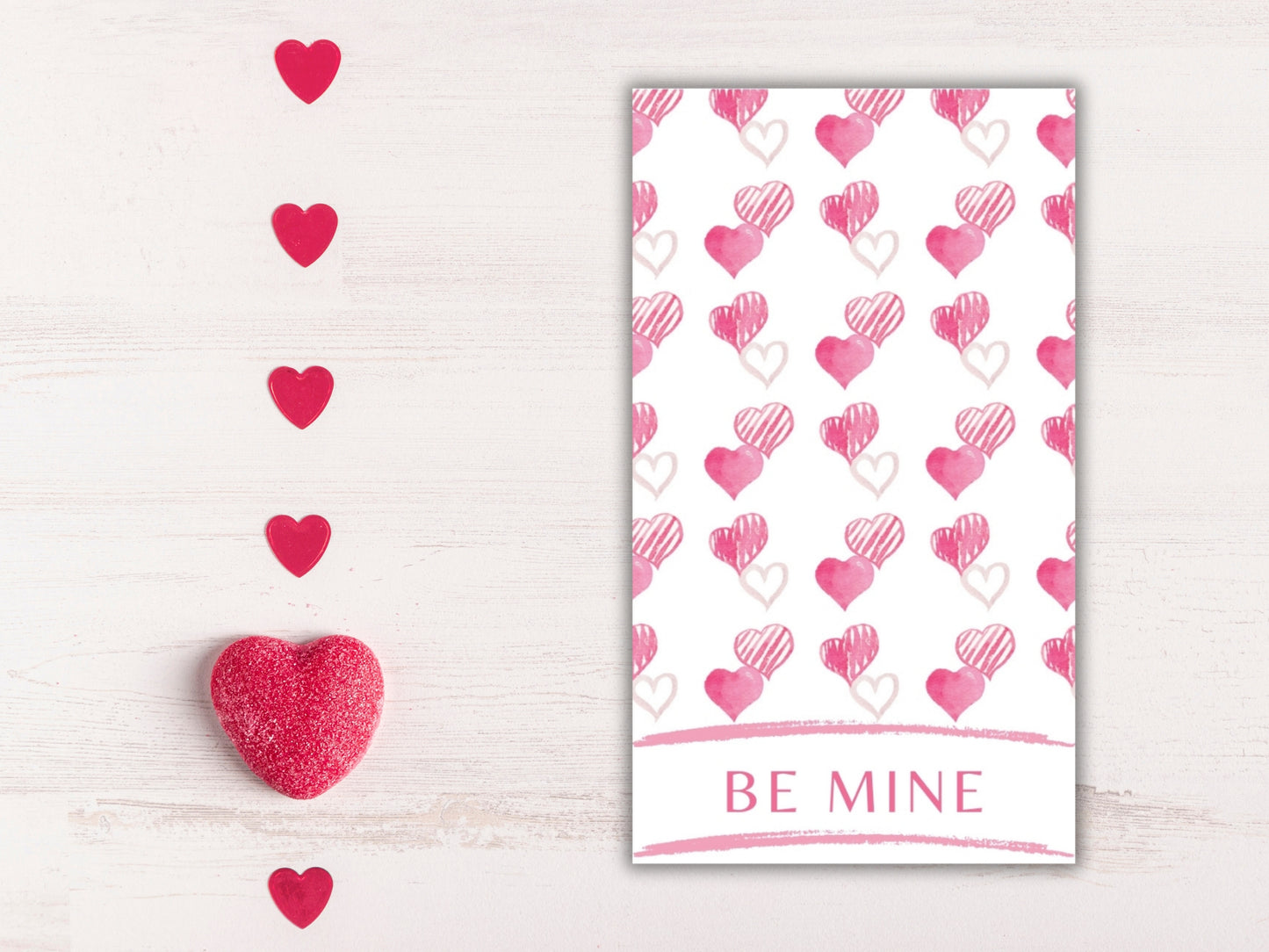 Be Mine Cookie Card