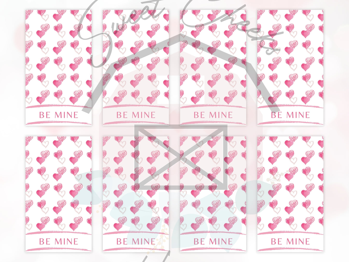 Be Mine Cookie Gift Tag