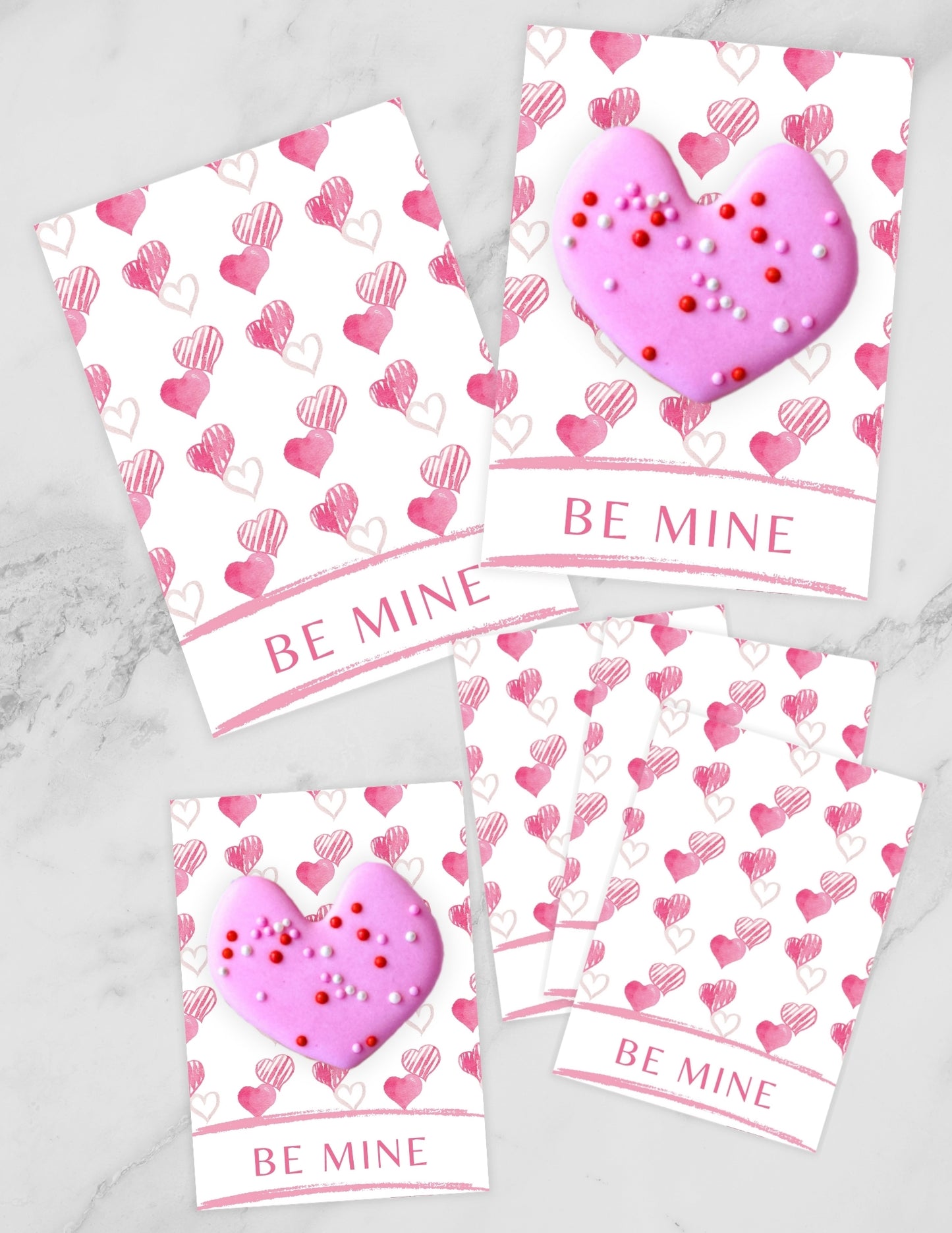 Be Mine Cookie Card