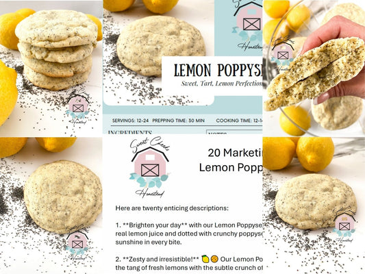 Lemon Poppyseed Cookie Marketing Bundle