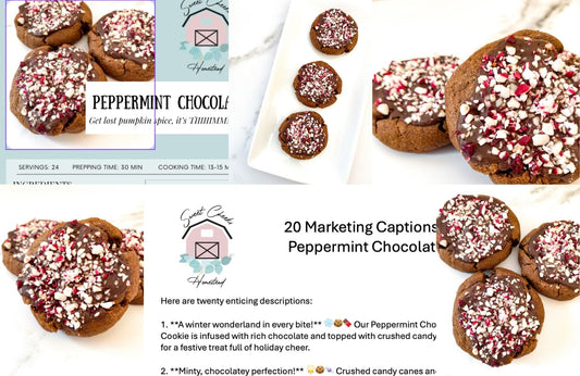 Peppermint Chocolate Cookie Marketing Bundle