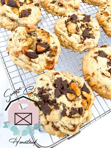 Honey Oat Chocolate Almond Cookie Recipe