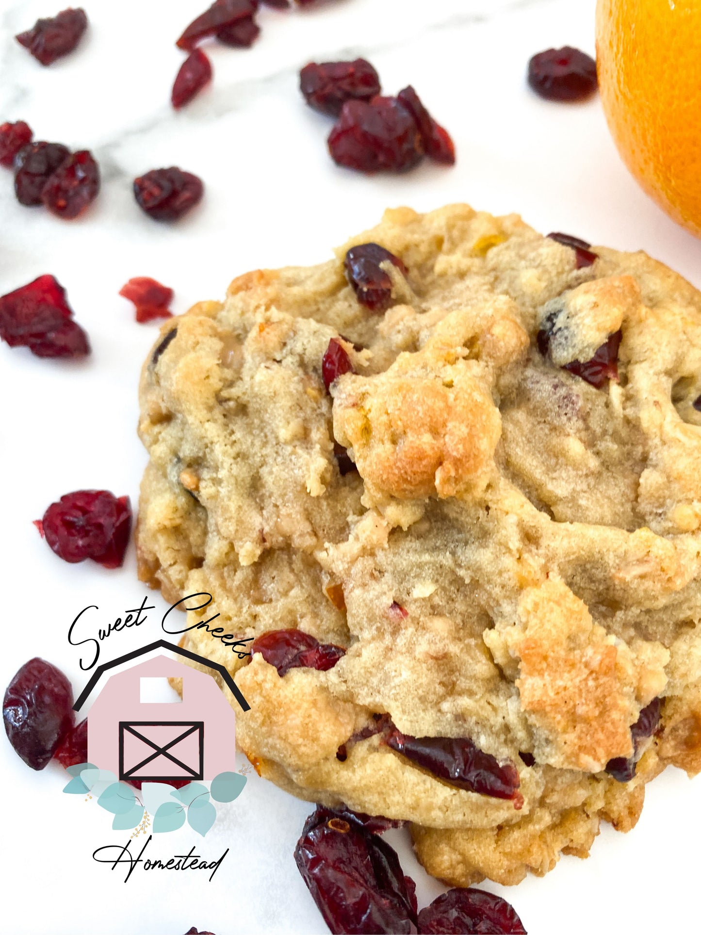 Cranberry Orange Oat Toffee Cookie Recipe