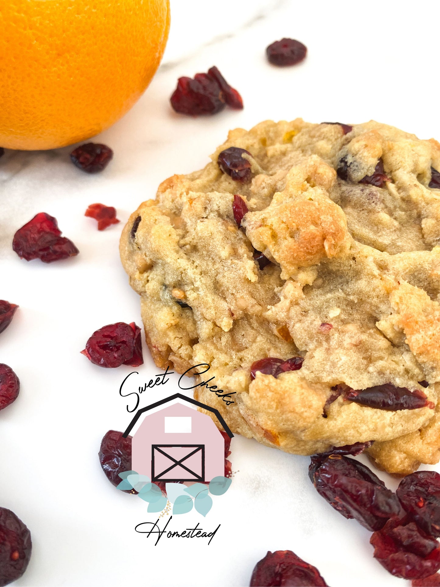 Cranberry Orange Oat Toffee Cookie Recipe