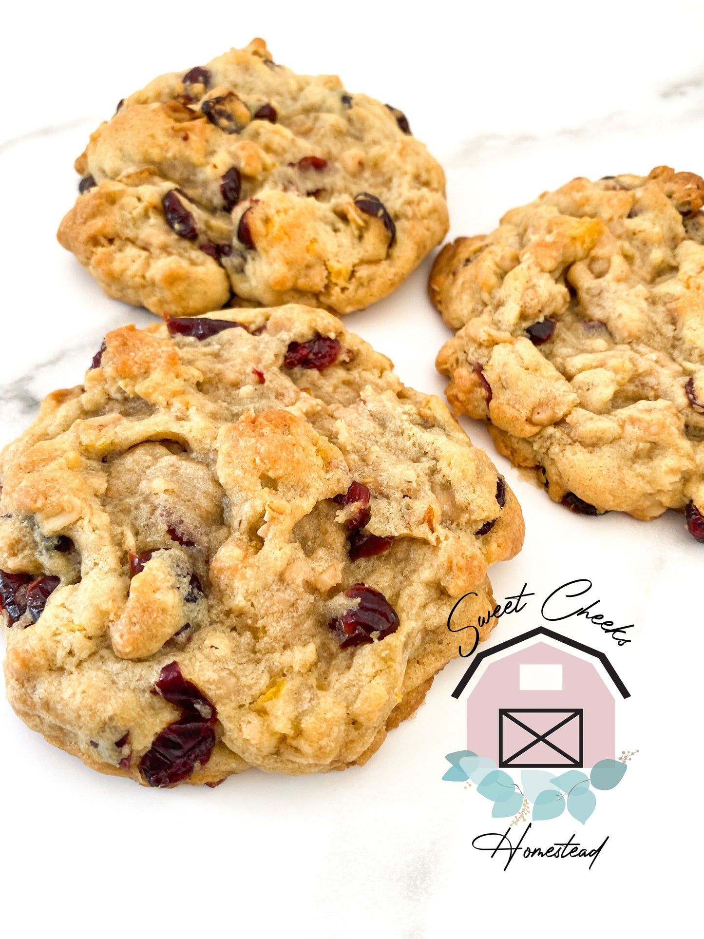 Cranberry Orange Oat Toffee Cookie Recipe