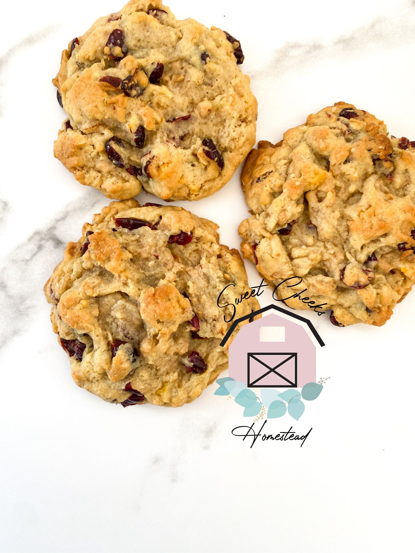 Cranberry Orange Oat Toffee Cookie Recipe