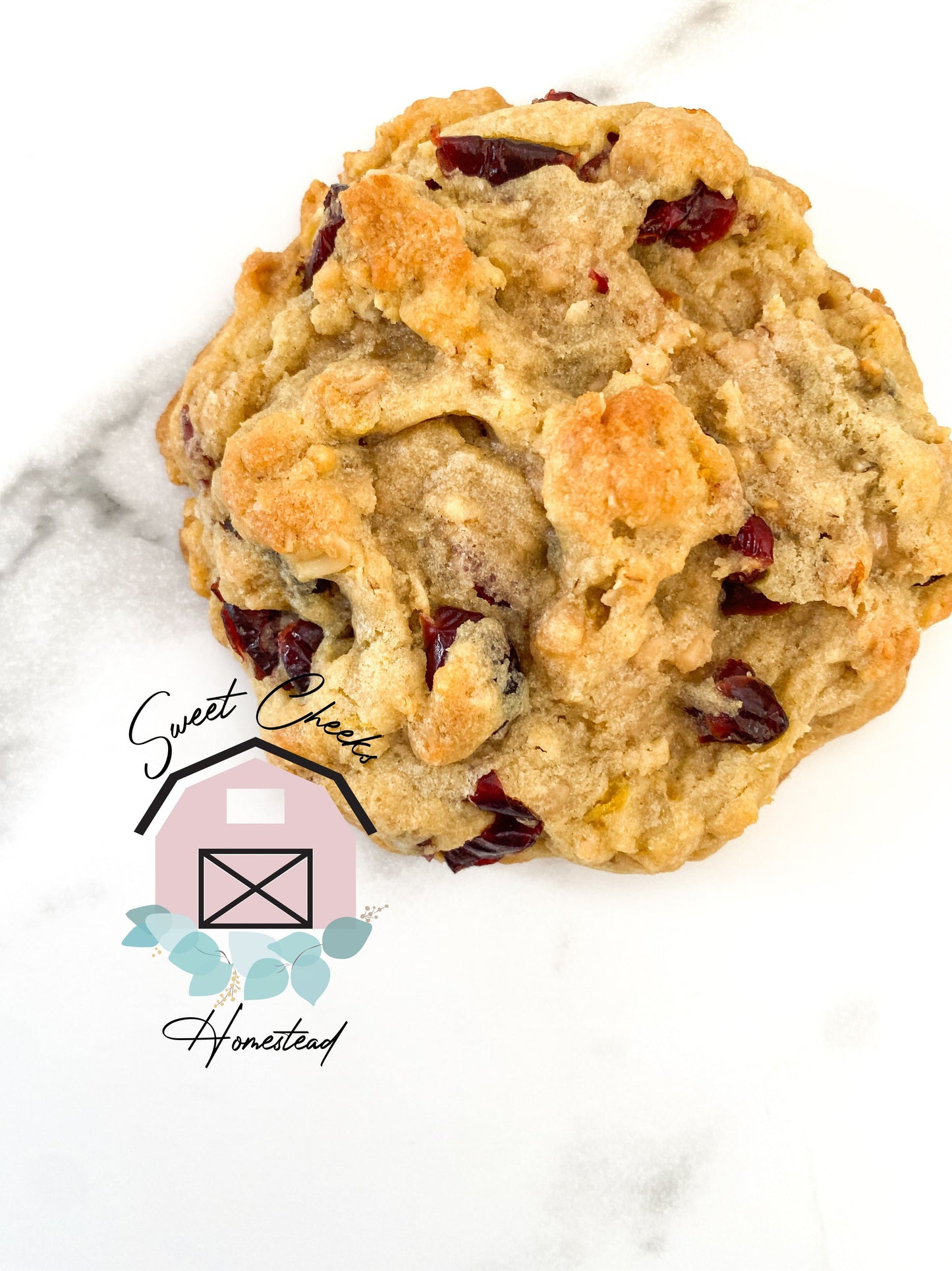 Cranberry Orange Oat Toffee Cookie Recipe