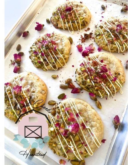 Pistachio Rose Cookie Recipe