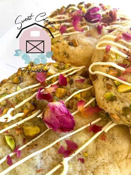 Pistachio Rose Cookie Recipe