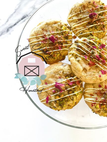 Pistachio Rose Cookie Recipe