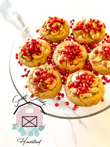 Pomegranate Cashew Cookie Recipe