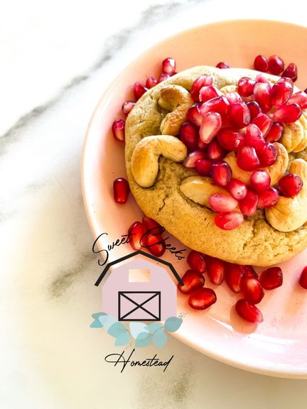 Pomegranate Cashew Cookie Recipe