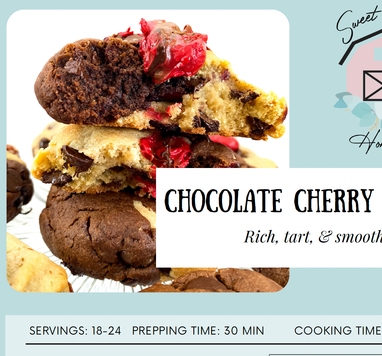 Chocolate Cherry Brandy Cookie Recipe