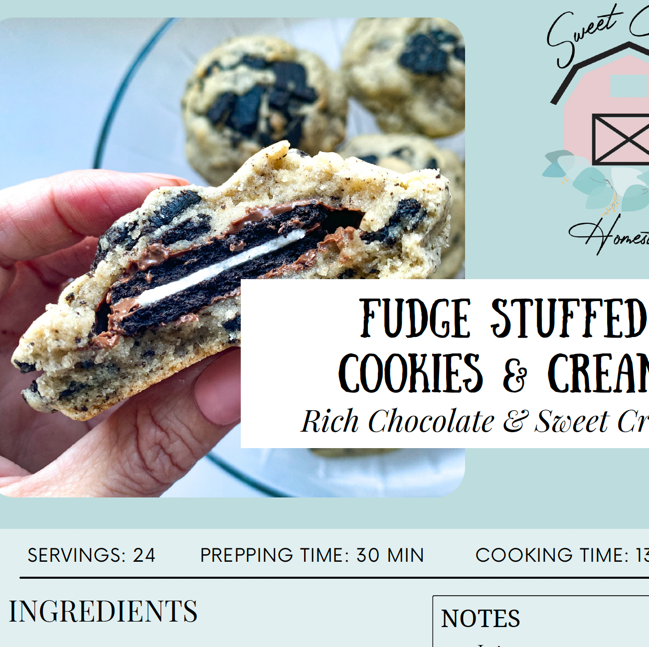 Cookies & Cream Cookie Marketing Bundle