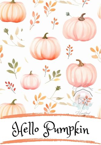 Hello Pumpkin Cookie Gift Tag