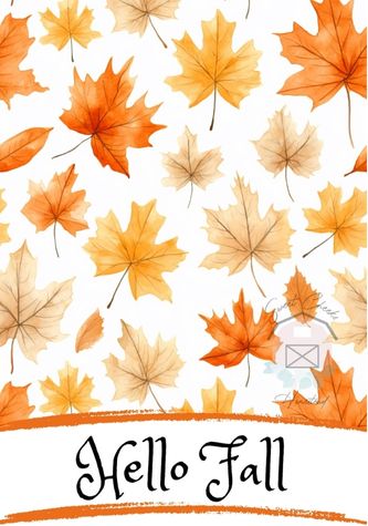 Hello Fall Cookie Gift Tag